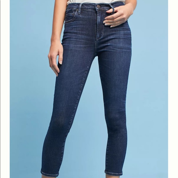 Citizens of Humanity Rocket Crop High-Rise Skinny Jeans Anthropologie - Picture 6 of 13